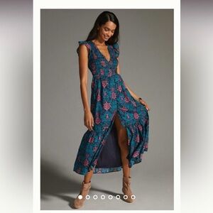 Anthropologie The Peregrine Midi Dress